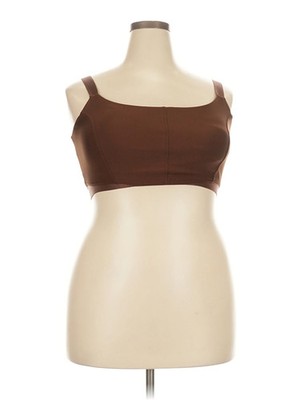 Sofia Active by Sofia Vergara Women Brown Tube Top XXL