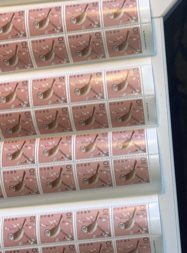 JAPAN 1964, BIRD Scott 792A Lot Of 13 Sheets 10 Per Sheet Equals 130 Pcs - Image 2 of 4