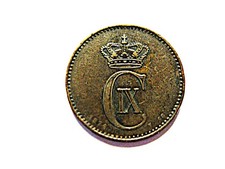 D&auml;nemark  2 &Ouml;re  1874