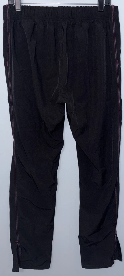 Pantalón Médico Scrubstar Negro con Costuras Rosas Para Mujer Mediano con Cordón Foto 2 de 3