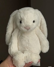 Jellycat Medium Bashful Cream Bunny Rabbit Soft plush Toy - 12" 
