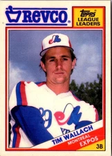 1988 Topps Revco League Leaders Tim Wallach #6 Montreal Expos Baseball Card