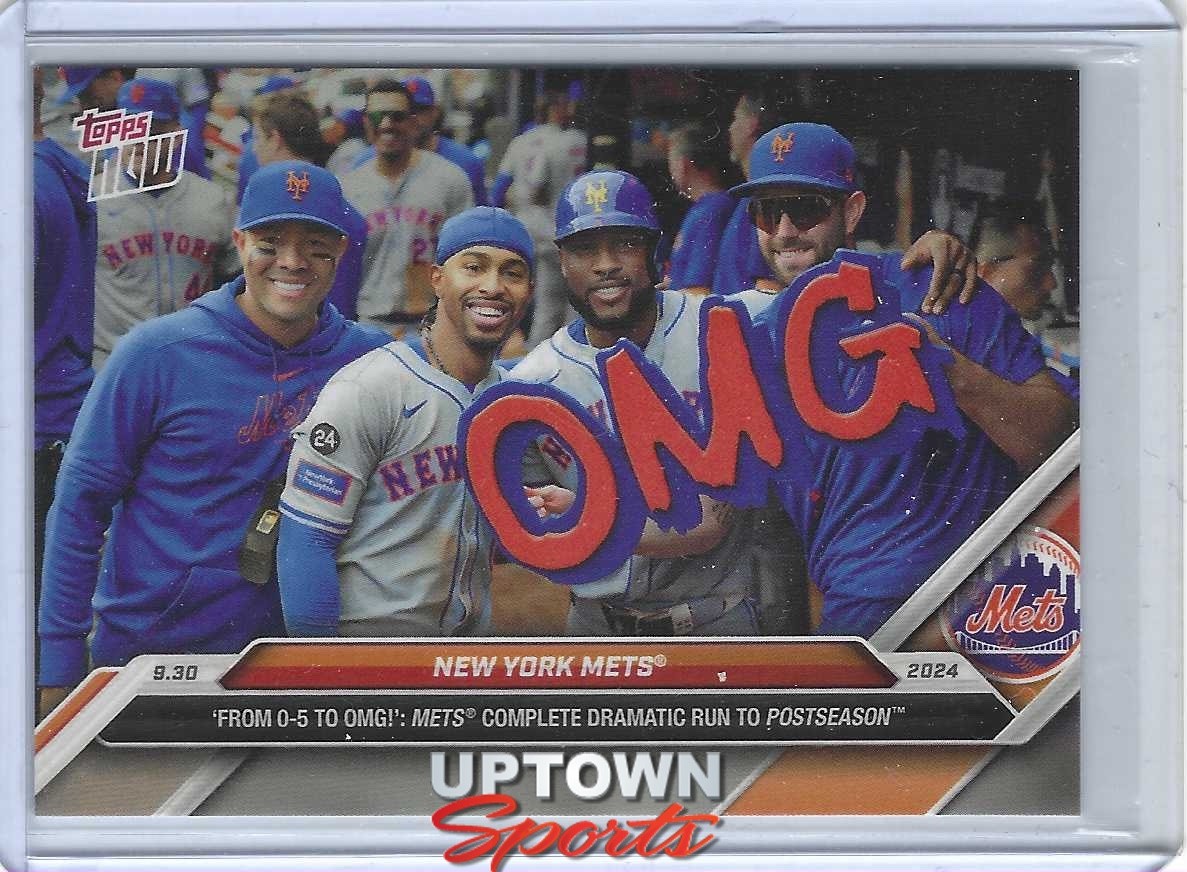NEW YORK METS- 2024 TOPPS NOW CARD #780- FROM 0-5 TO OMG !!