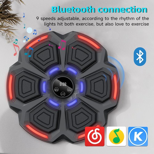 Adults Music Boxing Machine Bluetooth Smart Boxing Training Machine Wall Target - Picture 3 of 15