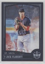 2018 Panini Diamond Kings SP Blue Frame Jack Flaherty #124 fm0