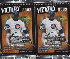 2 Packs 03 Victory Baseball Matsui Rookie Inserts NICE PACKS