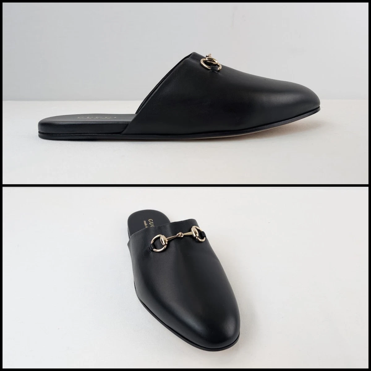 Gucci Black Slide Sandals for Men for sale | eBay