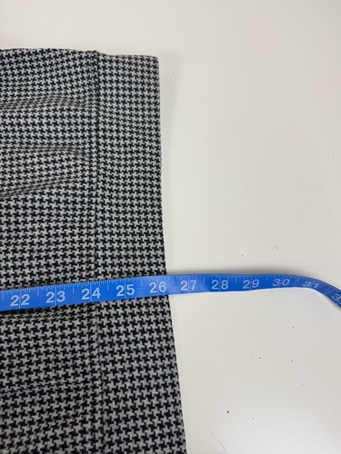 Maglione uomo Donald Ross grande quarto zip nero/grigio pied de poule casual nuovo senza etichette!! - Foto 8 di 9