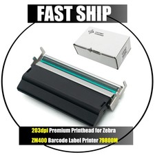 79800M Printhead for Zebra ZM400 Barcode Thermal Label Printer 203DPI Print head