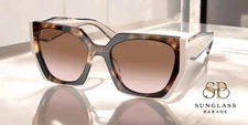PRADA PR 15WS 01R0A6 Tortoise Caramel Powder Brown Grad 54 mm Women's Sunglasses