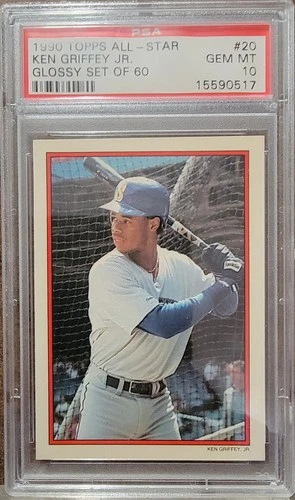 1990 Topps All-Stars #20 KEN GRIFFEY JR PSA 10 Gem Mint HOF