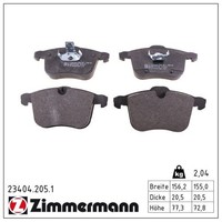 Zimmermann BremsbelÄGe Bremsbelagsatz Vorne FüR Saab 9-3 Opel Signum Vectra C