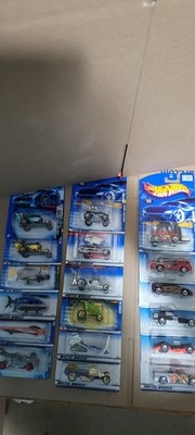 Hotwheels vintage cars various unopened packaging lot of 18