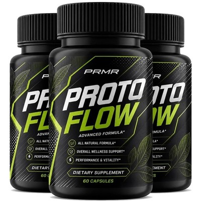 ProtoFlow Advanced Formula Prostate Health Support Supplement - 180 Capsules