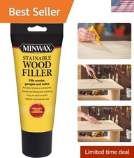 Minwax 6 oz Stainable Wood Filler   Water  Rot Resistant, Quick-Drying