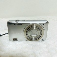 OLYMPUS VG-140 Silver Compact Digital Camera Tested Working Seller Japan