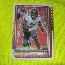 BUCKY IRVING 2025 PANINI DONRUSS OPTIC #83 WHITE SPARKLE PRIZM SP BUCCANEERS