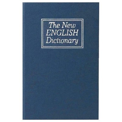 Blue Book Safe Password Box Mini Dictionary Safe Coin Bill Storage