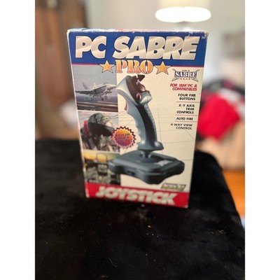 InterAct PC Sabre Pro Joystick Vintage IBM PC Compatible Flight Controller Boxed