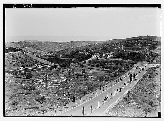Press Bureau in David Building,evening light on Moab,Jerusalem,Israel,c1935,1