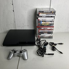 Sony PlayStation 3 Slim PS3 CECH-3001A Console Bundle 20 Games  Digital Games 