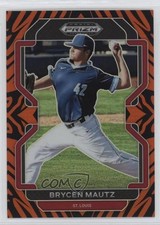 2022 Panini Prizm Draft Picks Tiger Stripes Prizm 32/99 Brycen Mautz #PDP59 0w3