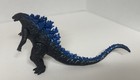 Soft Vinyl Godzilla Figure With Blue Spines EUC Unbranded Kaiju — photo 4