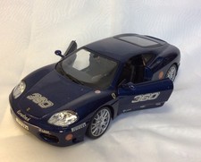 Ferrari 360 Challenge Stradale Blue GT Racing Sports 1:24 Scale Model Car BNIB