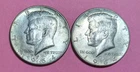Two 1964 Kennedy Halves - Almost Unc. Condition - Denver and Philadelphia Mints