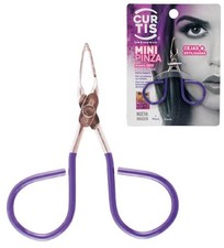 PROFESSIONAL Mini TWEEZERS with Easy  1 Count Pack of 1 , Silver,purple