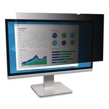 3M PF240W1B 16:10 Frameless Blackout Privacy Filter for 24" Monitors New