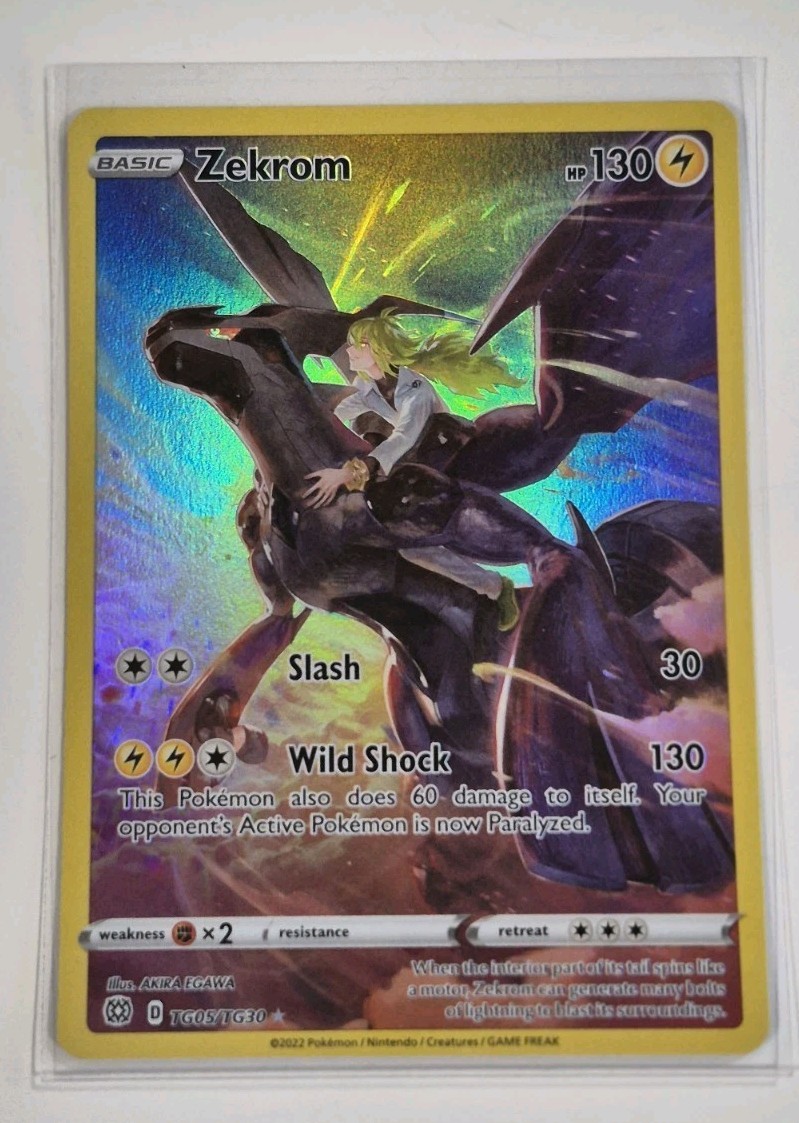 Zekrom TG05/TG30 Brilliant Stars Trainer Gallery Full Art Holo Pokémon TCG MINT
