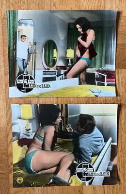 Aug um Aug, Zahn um Zahn (2 Kinoaushangfotos '67) - Mónica Randall / sexy