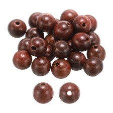 100pcs 8mm Sour Branch Wood Round Polished Wooden Loose Beads for Craft