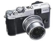 Good Condition Fujifilm X20 Digital Camera Silver W/ Battery, Charger, SD Card