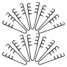  10 Pcs Fluffy Textured Styling Comb Hair Wide Tooth Volume Pick Tool
