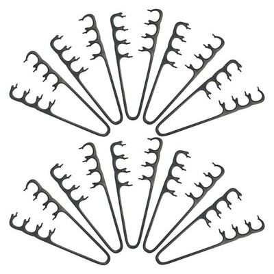 10 Pcs Fluffy Textured Styling Comb Bangs Wide Tooth Men's Hair Volume Pick