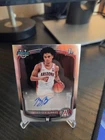 2025-26 Bowman Chrome Basketball Arizona Brayden Burries 1st Prospect Base Auto