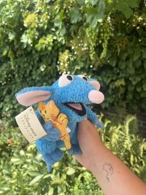 Disney Store Tutter Mouse Kätzchen Katze Plüsch Brandneu Bär im großen blauen Haus