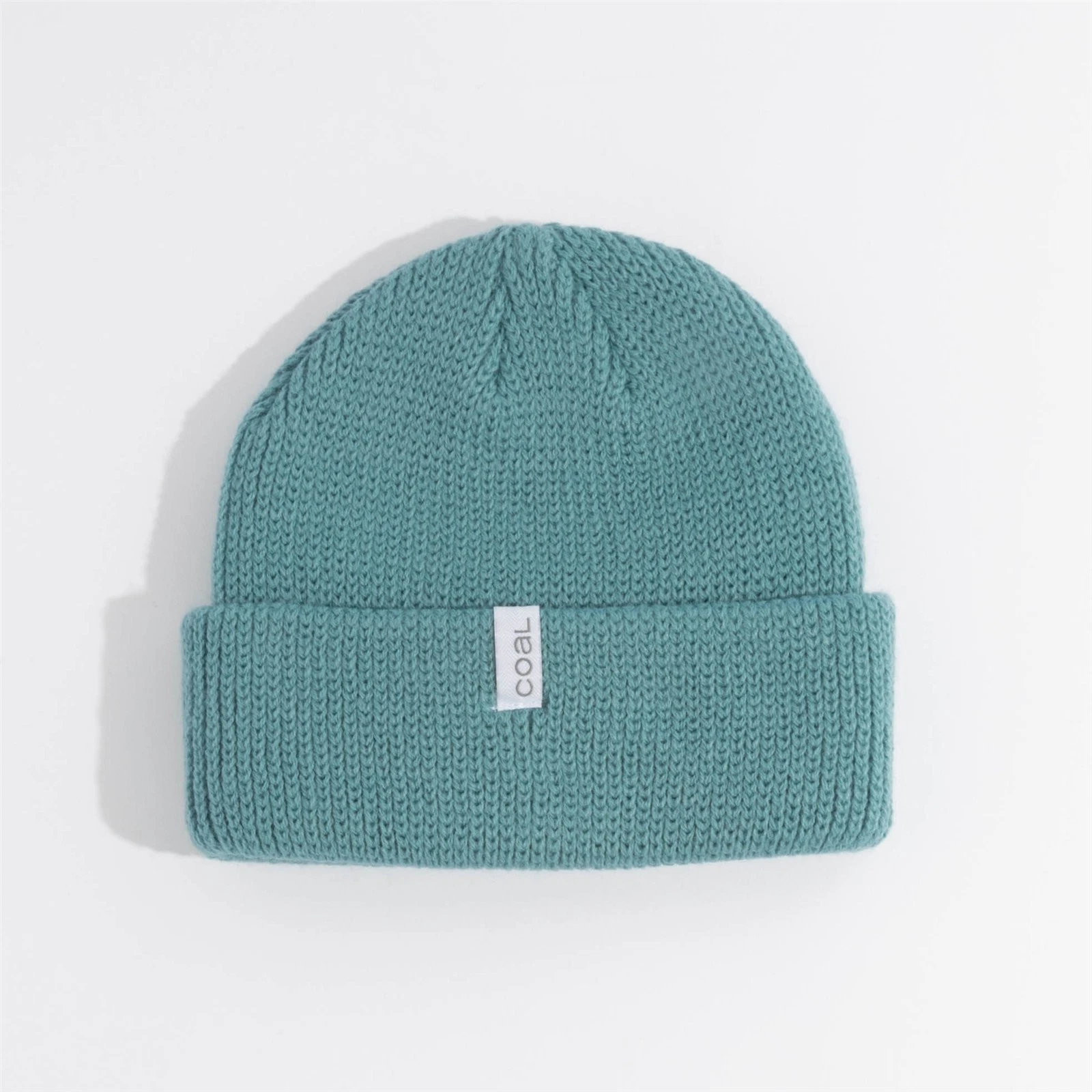 Coal The Frena Thick Knit Acrylic Low Profile Cuff Beanie OSFM Shale Blue New