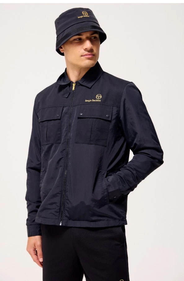 Sergio Tacchini Mens Outdoor Overshirt Terrace Casuals Nuno Jacket Black Gold
Opens in a new window
