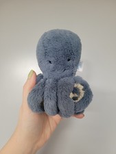 Jellycat Baby Little Storm Octopus Teal No Paper Tag Retired 🩵