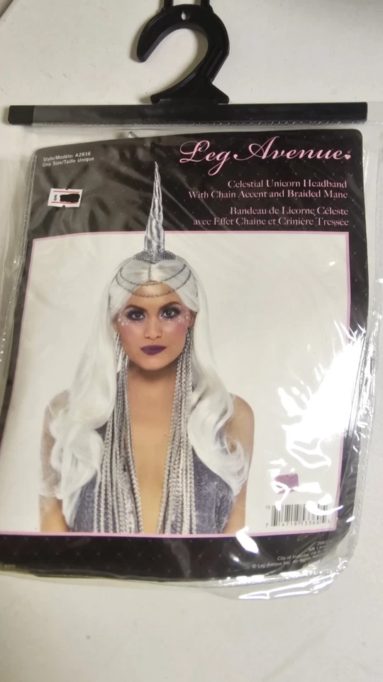 Diadema Unicornio Celestial Leg Avenue Plateada Talla Única Disfraz Cosplay Accesorio Foto 2 de 4