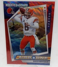 2021 Panini Rookies & Stars - Airborne Baker Mayfield #AB-14 Red Wave