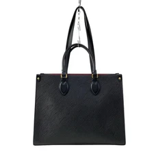 Auth LOUIS VUITTON Onthego MM M56080 Noir Epi - TR0220 Tote Bag