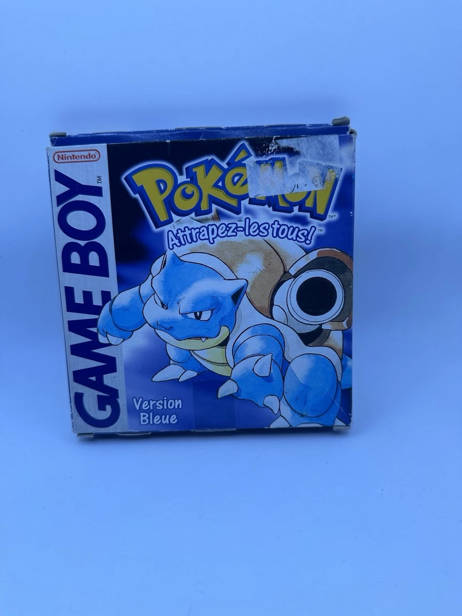 Cartouche Pokémon Version Bleue Sur Game Boy (Authentique, Sans Boîte)