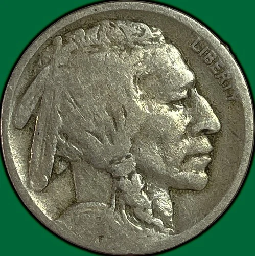1917-D Buffalo Nickel Very Good VG Coin #34670