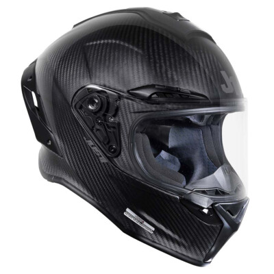 JUST1 JGPR Full Face Motorcycle Helmet - Gloss Carbon - CHOOSE SIZE