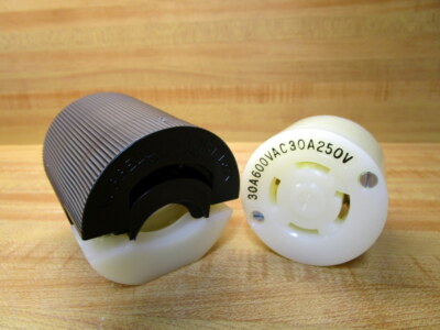 Hubbell 30A 600VAC 30A 250V Twist-Lock Plug 30A600VAC30A250V