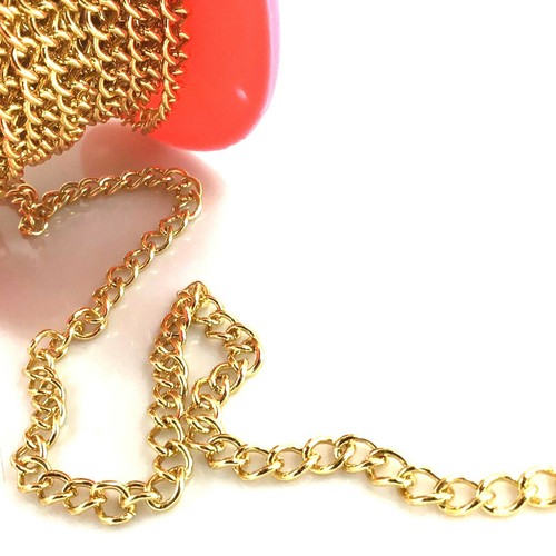 Bolso de mano con cadena de cable pesado de acero a granel grueso dorado plateado - Imagen 13 de 20